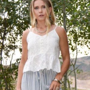 The Eyelet Peplum