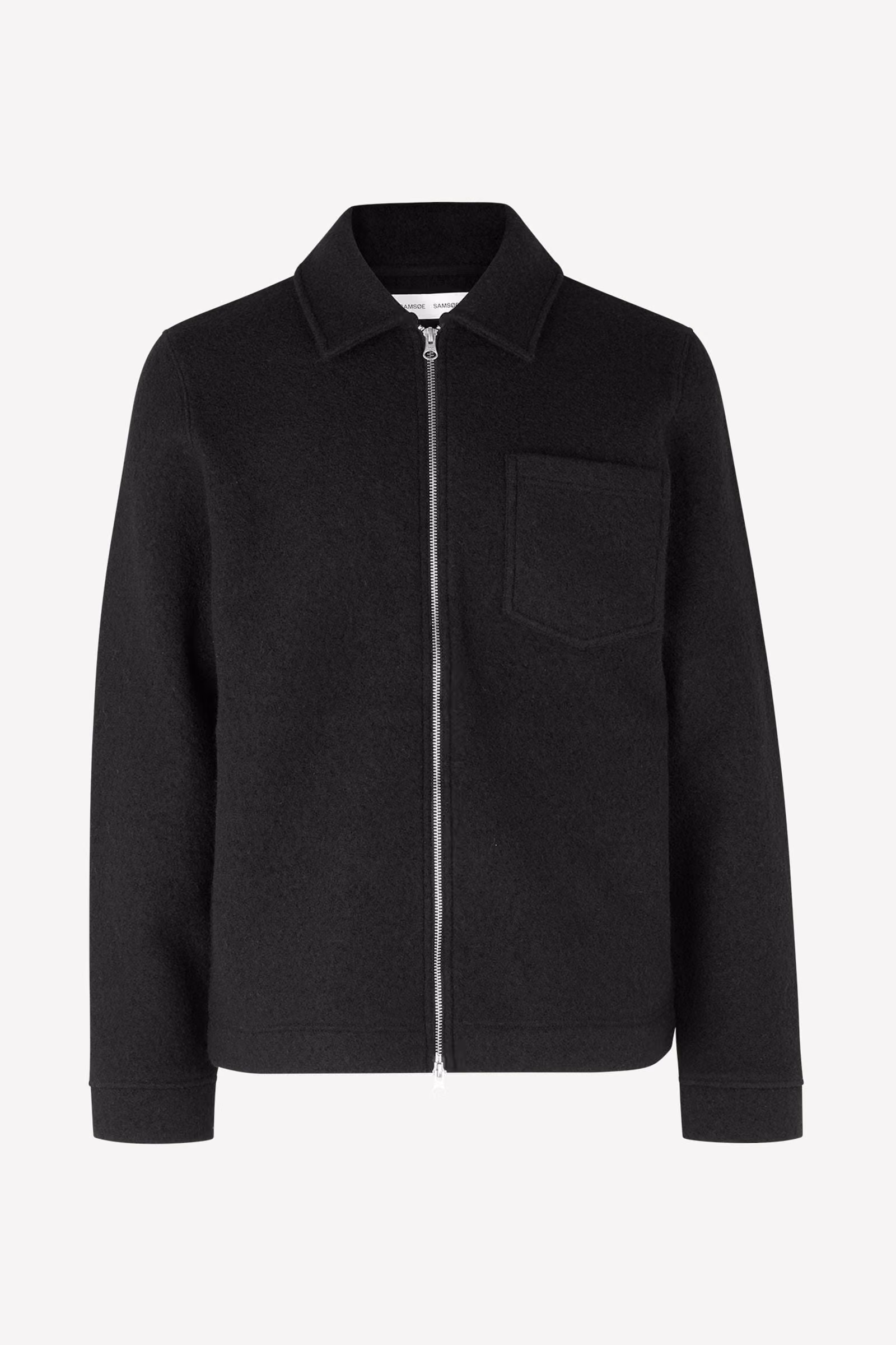 Hannes Full Zip, Black