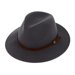 Fiebig Woolfelt Traveller Hat Cashmere Stone Grey