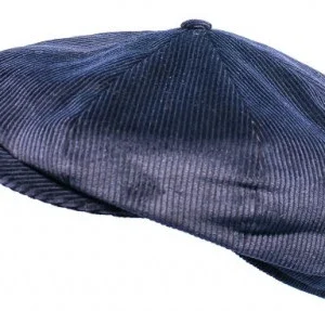 Newsboy Cap Cord Navy