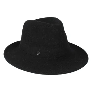 Loevenich Fedora Wool Blend Black