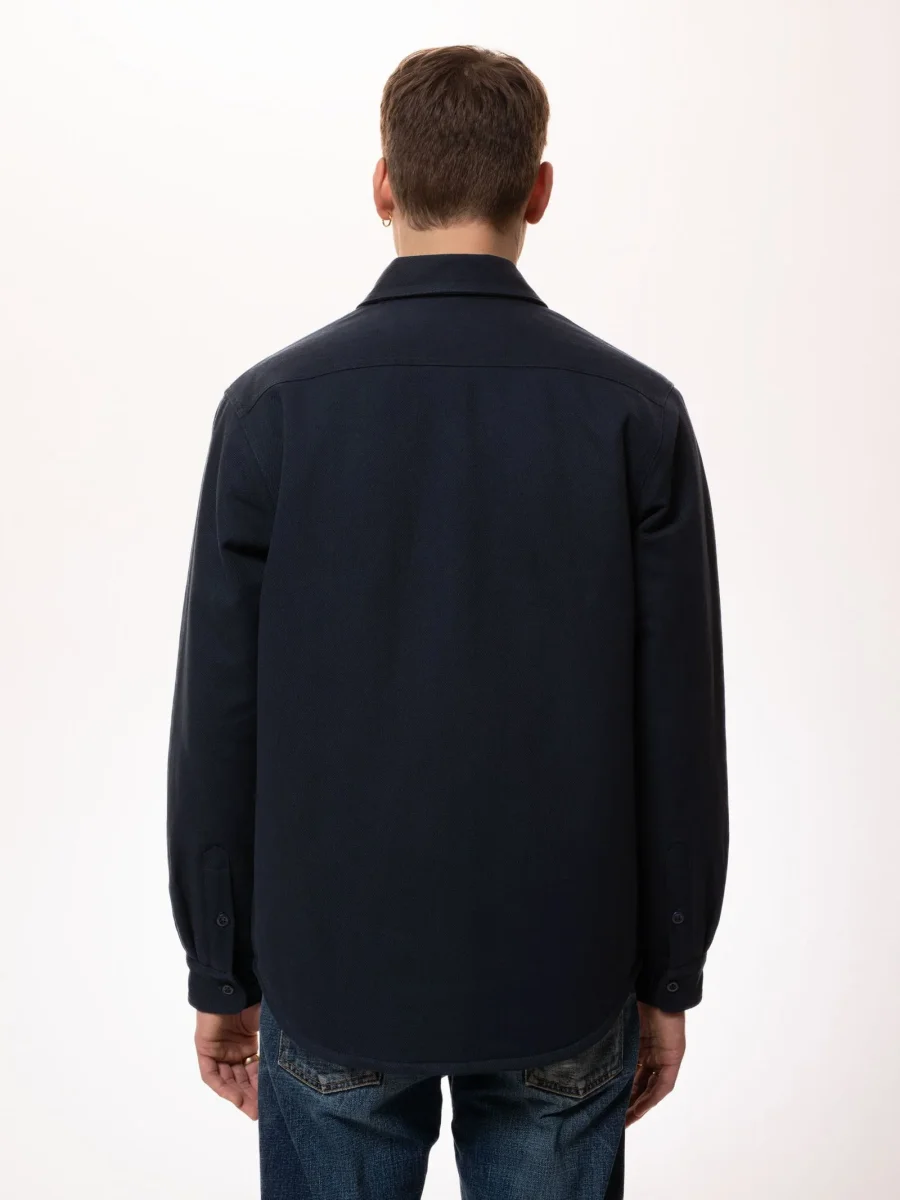 Glenn Padded Shirt, Navy - Bild 4