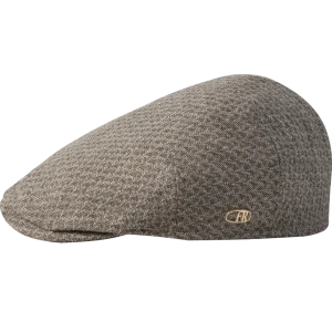 Fernandez y Roche Grant Beige Flat Cap