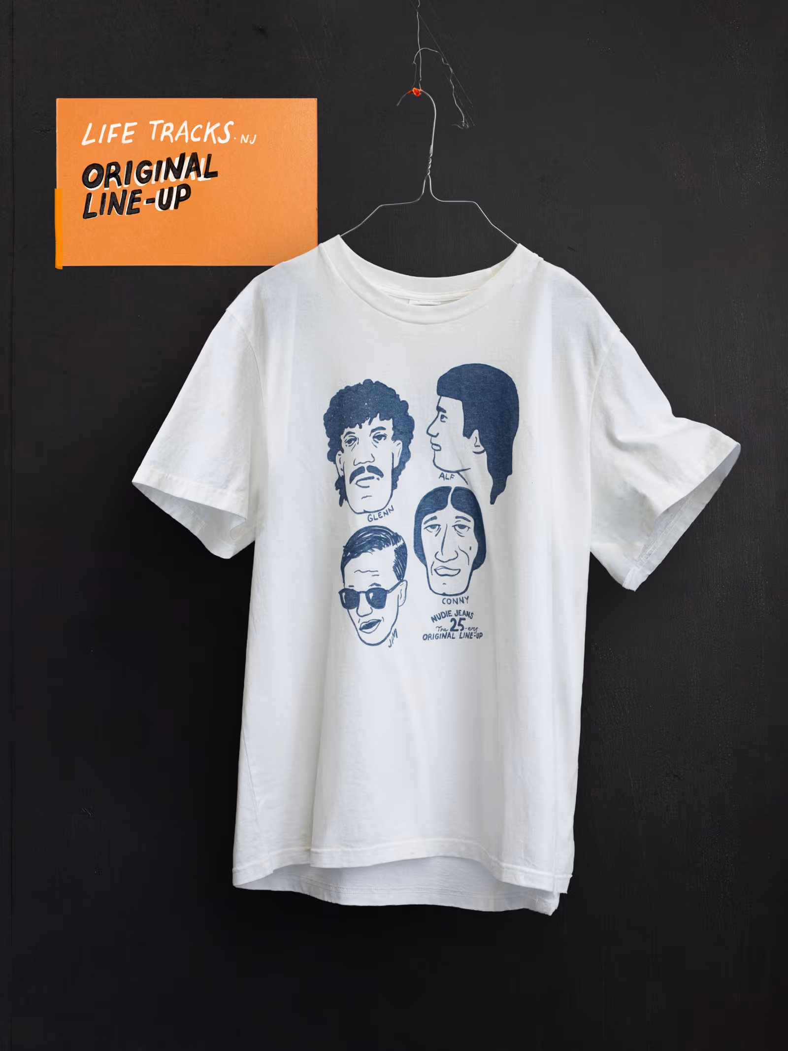Roy T-shirt Fab Four, Chalk White