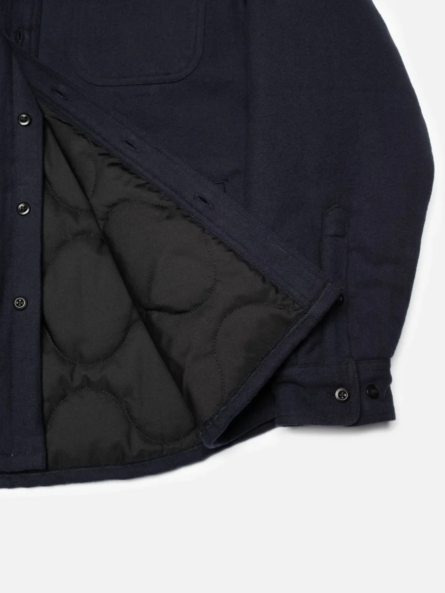 Glenn Padded Shirt Flannel, Blueberry - Bild 4