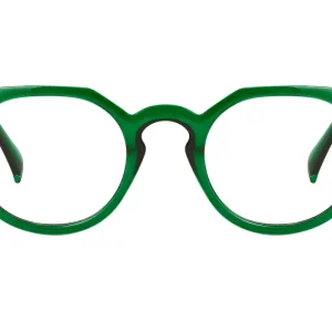 AGATON transp dark green Reading Glasses FAVORITE