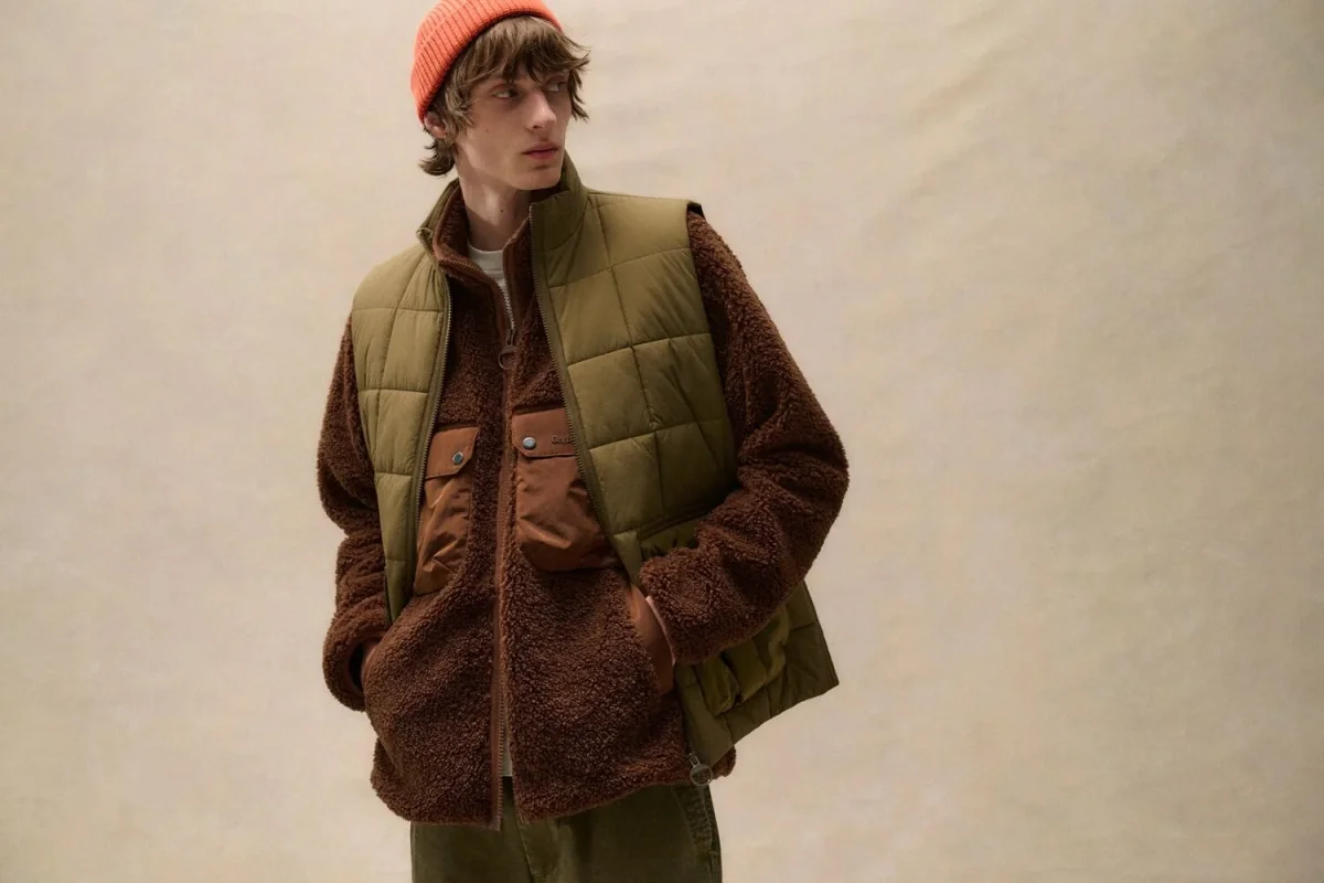 Barbour Mosely Beanie Orange - Bild 4