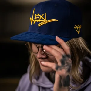 LEXI PURPLE/BLUE SNAPBACK CAP