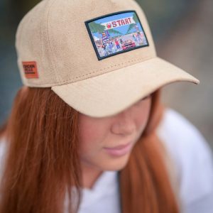 The Sand Outrun Patch Trucker Snapback Classic 5-panel