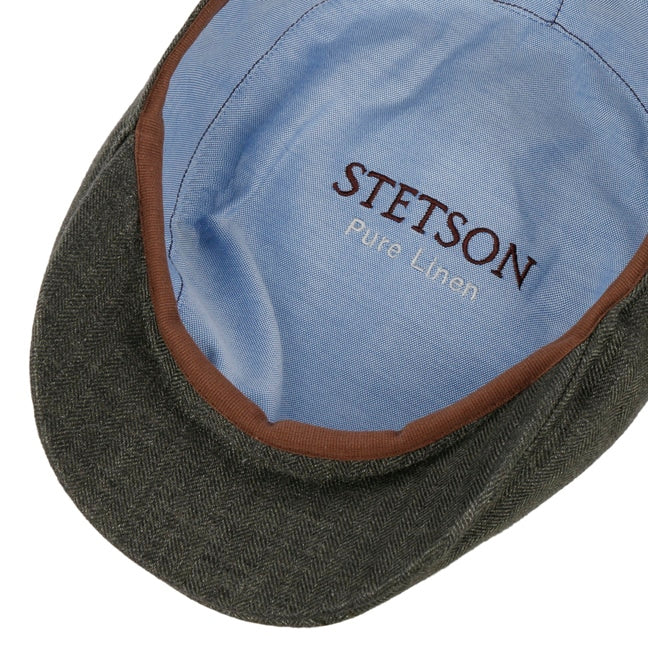 Stetson Ivy Cap Linen Dark Green/Grey - Bild 4