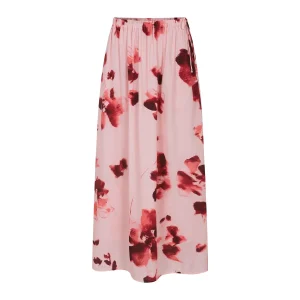 SRHaina Print Skirt, Blurred Flower Lotus