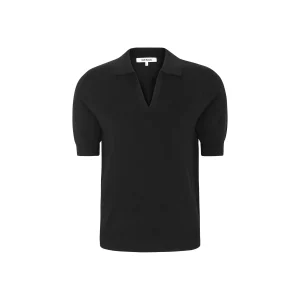 SRParker Polo V-neck Knit, Black