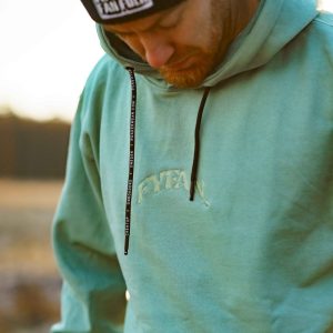 FYFAN. Hoodie - Grön / Scrubs